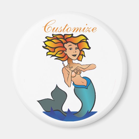 Mermaid Thunder_Cove Magnet (Vorne)