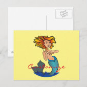 Mermaid Thunder_Cove Postkarte (Vorne/Hinten)