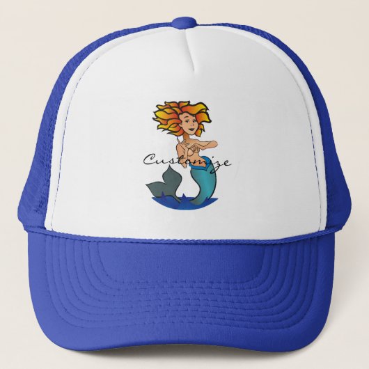 Mermaid Thunder_Cove Truckerkappe (Vorderseite)