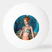 Mermaid Tischtennisball (Rückseite)