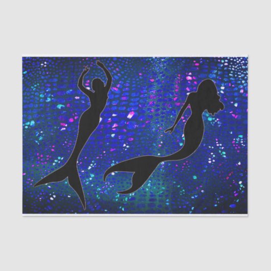 Mermaid Tissue Paper Seidenpapier (Vorderseite)