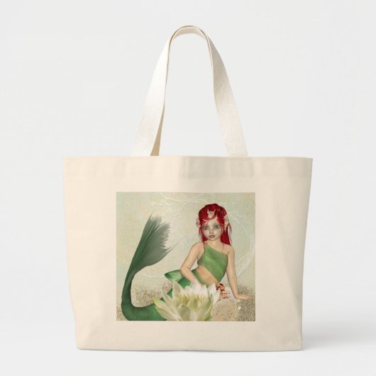 Mermaid Tote Bag Jumbo Stoffbeutel (Vorne)