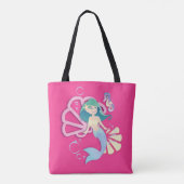 Mermaid Tote Bag Tasche (Rückseite)