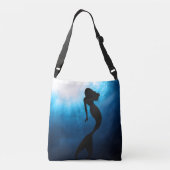 Mermaid Tote Bag Tragetaschen Mit Langen Trägern (Rückseite)