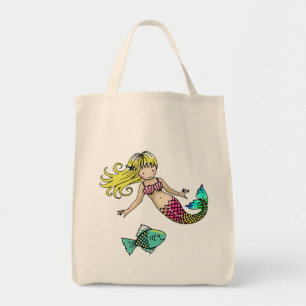 Mermaid Tote Bag von Molly Harrison Tragetasche