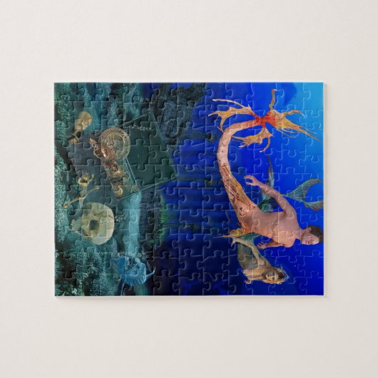 Mermaid Treasure Underwater Puzzle (Horizontal)