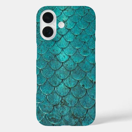 Mermaid Türkis iPhone Fall Case-Mate iPhone Hülle (Rückseite)