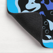 Mermaid Twin Sisters Mousepad (Ecke)