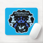Mermaid Twin Sisters Mousepad (Mit Mouse)