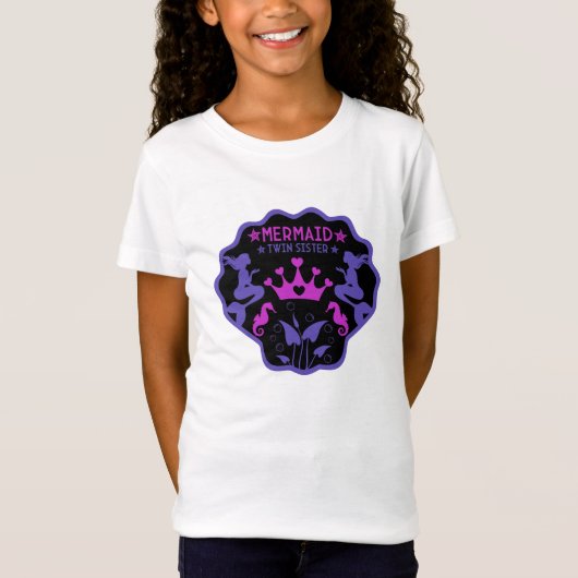 Mermaid Twin Sisters T-Shirt (Vorderseite)