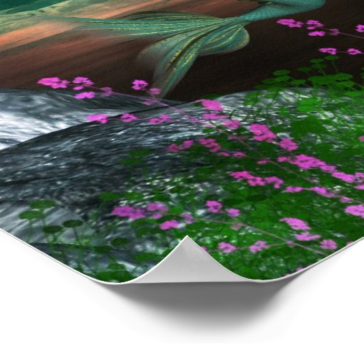 Mermaid Twins Poster (Ecke)