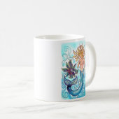 Mermaid und die Perle Kaffeetasse (VorderseiteRechts)