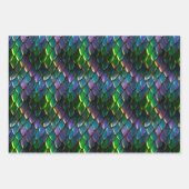 Mermaid und Dragon Scales Wrapping Paper Geschenkpapier Set (Vorderseite 2)