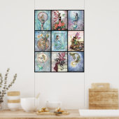 Mermaid und Feenposter von Molly Harrison Poster (Küche)