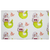 Mermaid und Freund Stoff (Fat Quarter (45,7 x 55,9 cm))