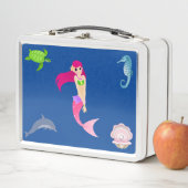 Mermaid und Friends Metal Lunchbox (Beispiel)
