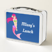 Mermaid und Friends Metal Lunchbox (Rückseite)
