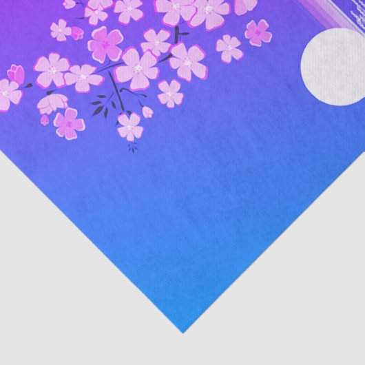 Mermaid und Moon Tissue Paper Seidenpapier (Ausschnitt)