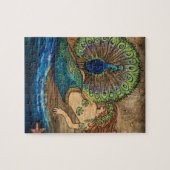 Mermaid und Peacock Puzzle (Horizontal)