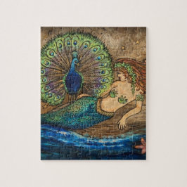 Mermaid und Peacock Puzzle
