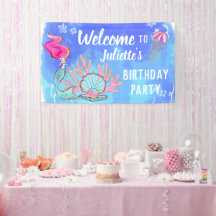 Mermaid und Pearl Clam Birthday