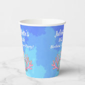 Mermaid und Pearl Clam Birthday Pappbecher (Links)