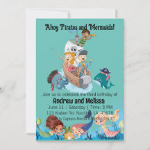 Mermaid und Pirate Birthday