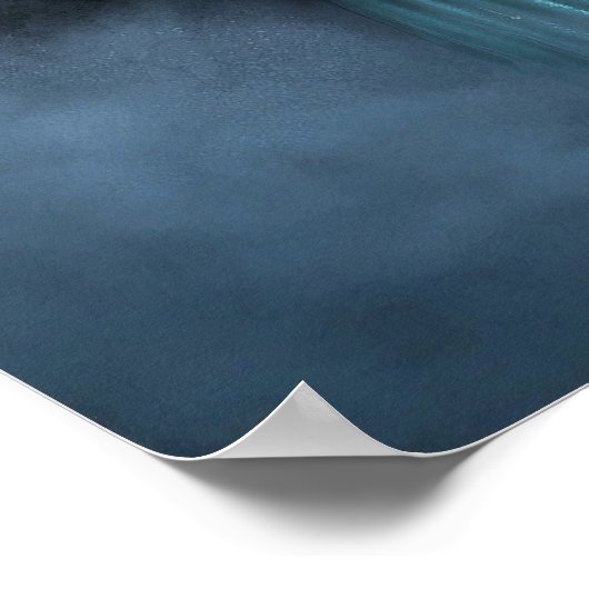 Mermaid und Pirate Ship Poster (Ecke)