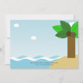 Mermaid und Pirate Twins Joint Birthday Party Einladung (Rückseite)