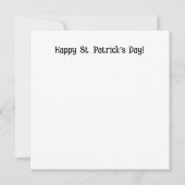 Mermaid und Pot o' Gold St. Patrick's Day Card (Rückseite)