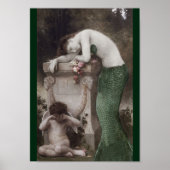 Mermaid und Tiny Cupid Poster (Vorne)