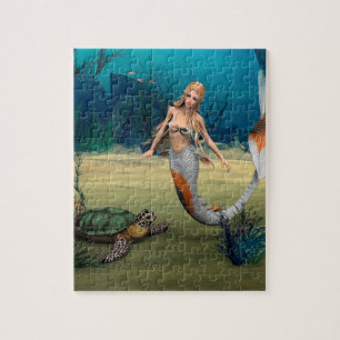 Mermaid und Turtle Puzzle