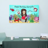 Mermaid Under Sea Birthday Banner (Messeveranstaltung)