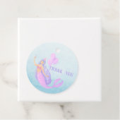 Mermaid Under Sea Birthday Girl Blue Vielen Dank Geschenkanhänger (Beispiel)
