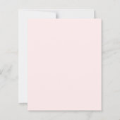 Mermaid Under the sea ocean Baby Shower invitation (Rückseite)