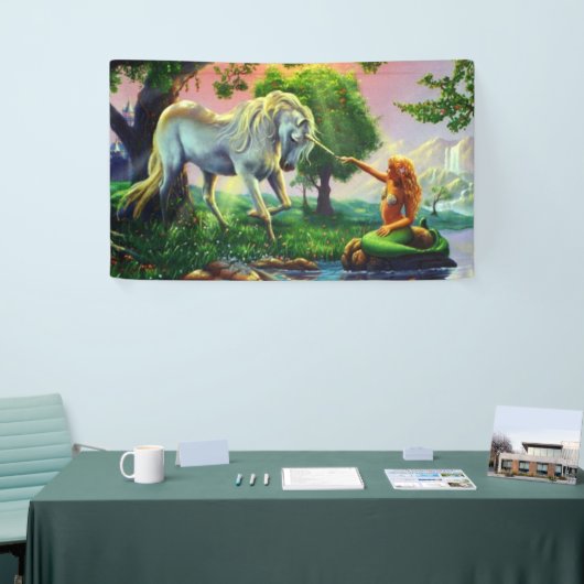 Mermaid & Unicorn Banner (Messeveranstaltung)