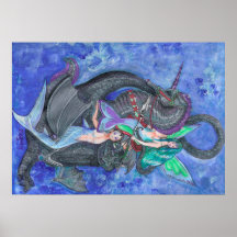 Mermaid Unicorn Dragon Elf Fairy Fantasy Magie