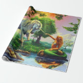 Mermaid & Unicorn Geschenkpapier (Ungerollt)
