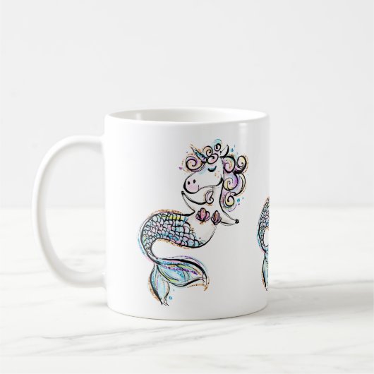 Mermaid Unicorn Kaffeetasse (Links)