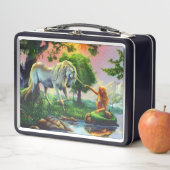 Mermaid & Unicorn Metall Brotdose (Beispiel)
