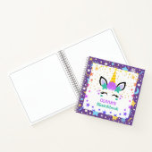 Mermaid Unicorn Personalisiert Kids Sketchbook Notizblock (Innenseite)