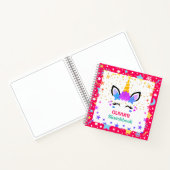 Mermaid Unicorn Personalisiert Kids Sketchbook Notizblock (Innenseite)