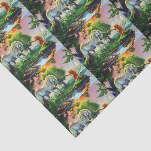 Mermaid & Unicorn Seidenpapier (Ausschnitt)