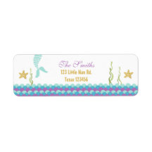 Mermaid unter der Rücksendeadresse