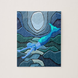 Mermaid unter Wasser Puzzle