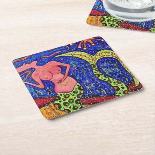 Mermaid Untersetzer Set (angewinkelt)