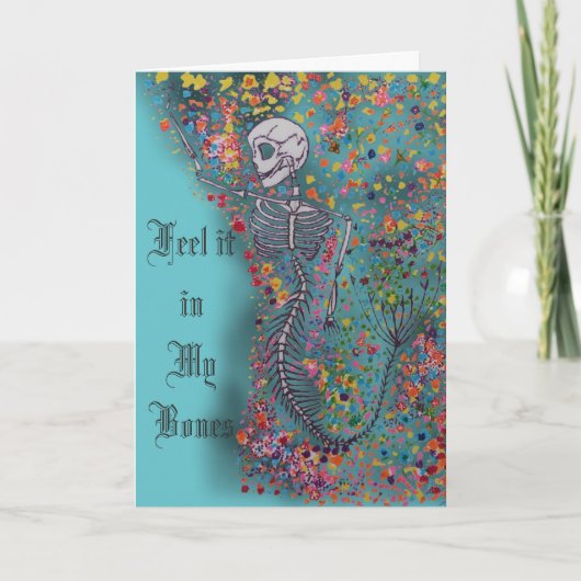 Mermaid Valentine Card Feiertagskarte (Vorderseite)