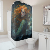 Mermaid Van Gogh Style Duschvorhang (Beispiel)