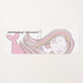 Mermaid vermitteln yogamatte (Vorderseite (Horizontal))