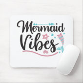 Mermaid Vibes Mousepad (Mit Mouse)